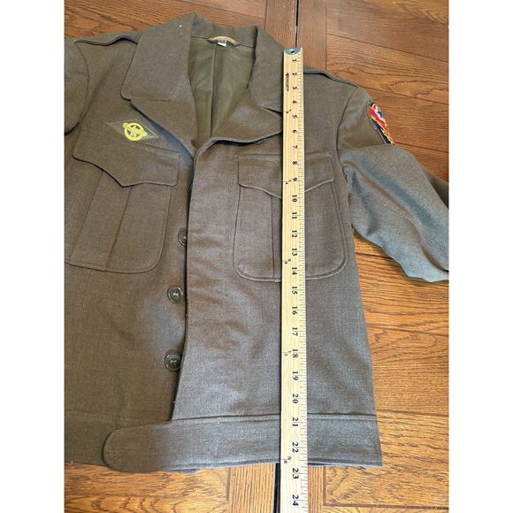 WW2 Military 5th US Army European Theater Operations Patch Ike Jacket Size 36R - Picture 5 of 16